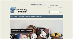 Desktop Screenshot of booksandbones.com